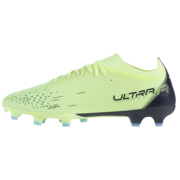 Puma Ultra Match FG/AG Soccer Cleats (Fizzy Light/Parisian Blue)