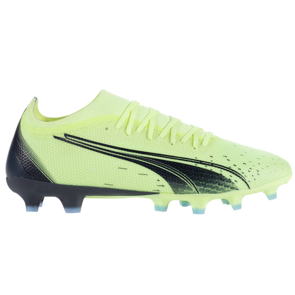 Puma Ultra Match FG/AG Soccer Cleats (Fizzy Light/Parisian Blue)