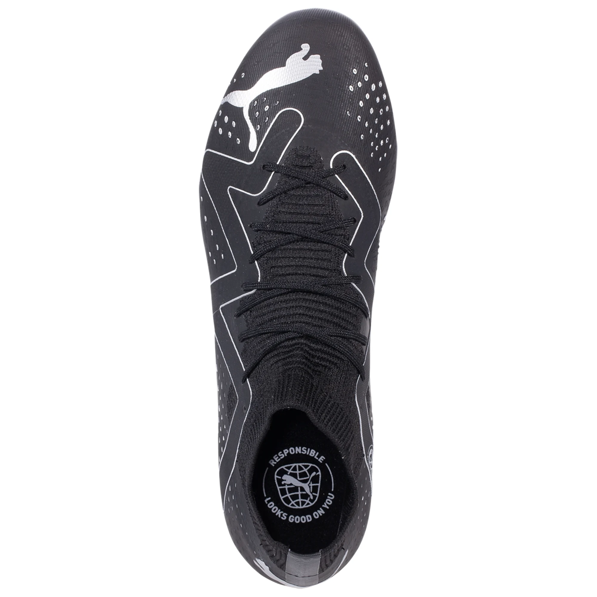 Puma Match Future FG/AG Soccer Cleats (Puma Black/Puma Silver)