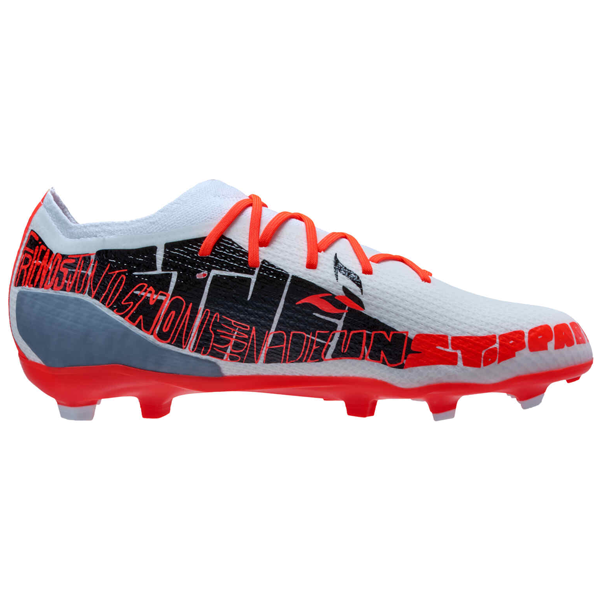 adidas Jr. X Speedportal Messi.1 FG Soccer Cleats (White/Solar Red)