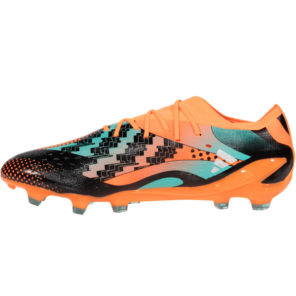 adidas X Speedportal Messi.1 FG Soccer Cleats (Team Solar Orange/Metallic Silver)