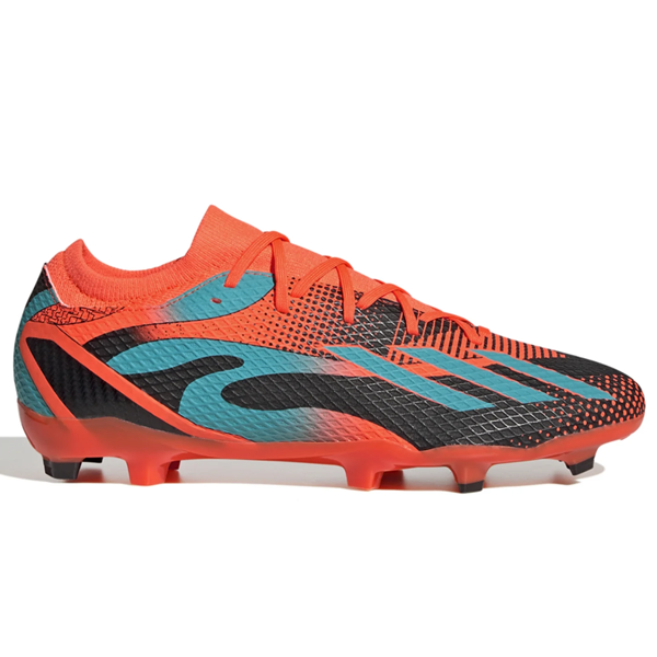 adidas X Speedportal Messi.3 FG Soccer Cleats (Team Solar Orange/Mint Rush)