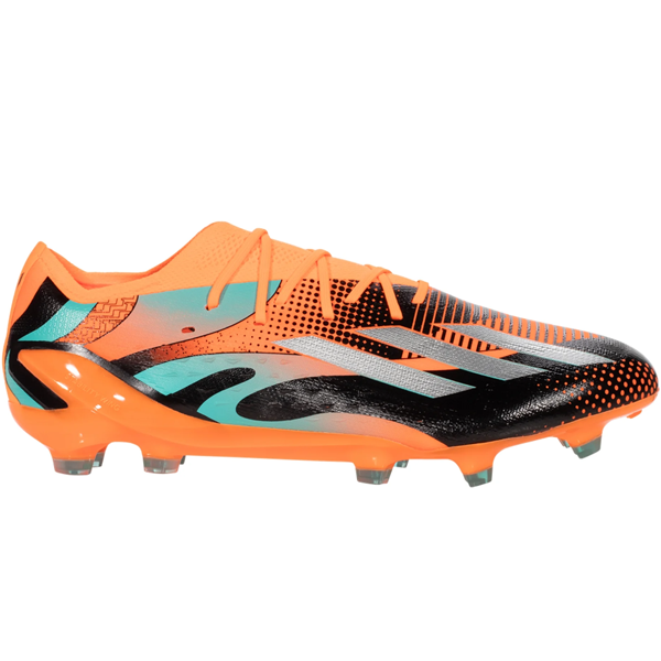 adidas X Speedportal Messi.1 FG Soccer Cleats (Team Solar Orange/Metallic Silver)