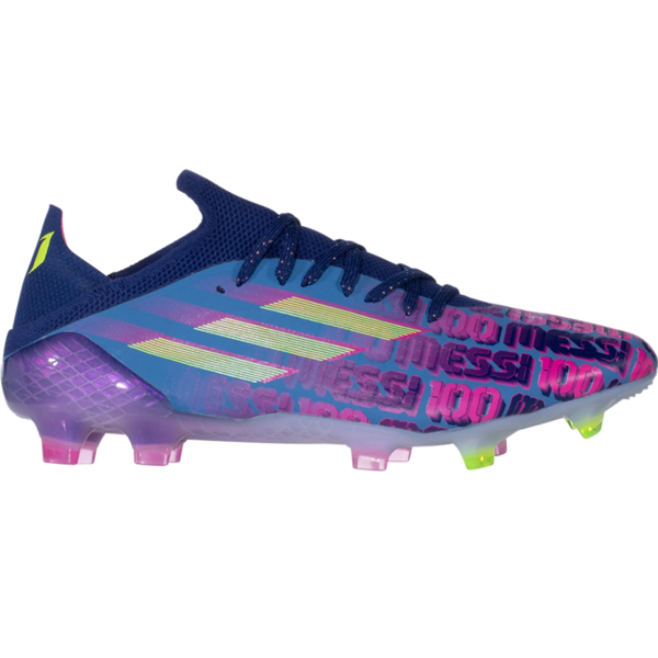 adidas Messi X Speedflow.1 FG Soccer Cleats (Victory Blue/Shock Pink)