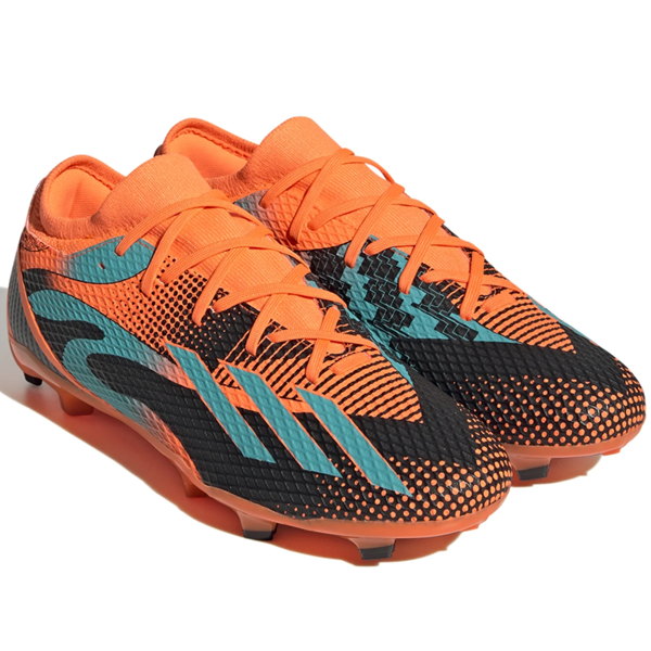 adidas X Speedportal Messi.3 FG Soccer Cleats (Team Solar Orange/Mint Rush)