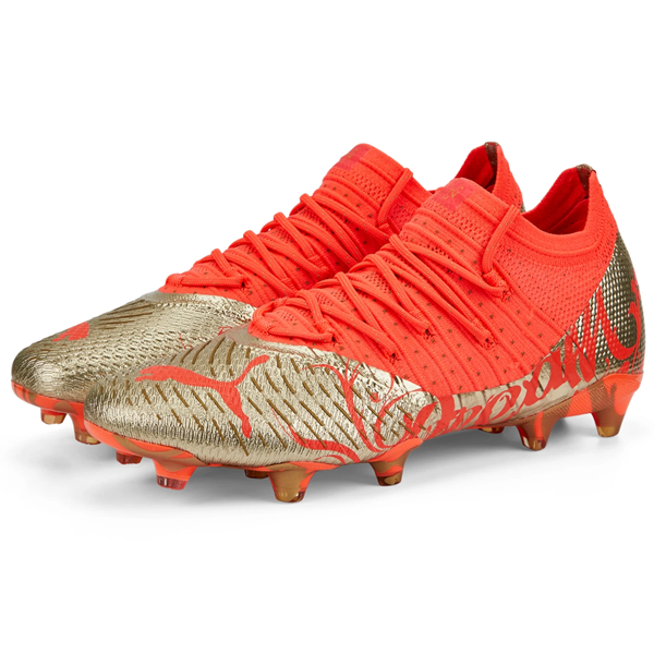 Puma Neymar Jr. Future Z 1.4 FG Soccer Cleats (Fiery Coral Gold)