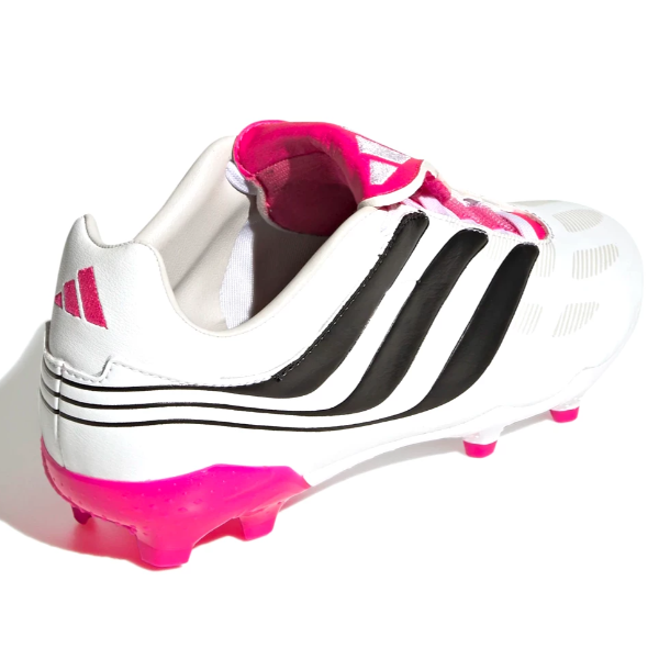 adidas Jr. Predator Precision.3 FG Soccer Cleats (White/Team Shock Pink)