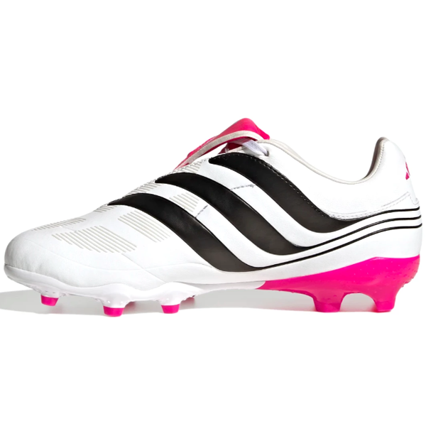 adidas Jr. Predator Precision.3 FG Soccer Cleats (White/Team Shock Pink)