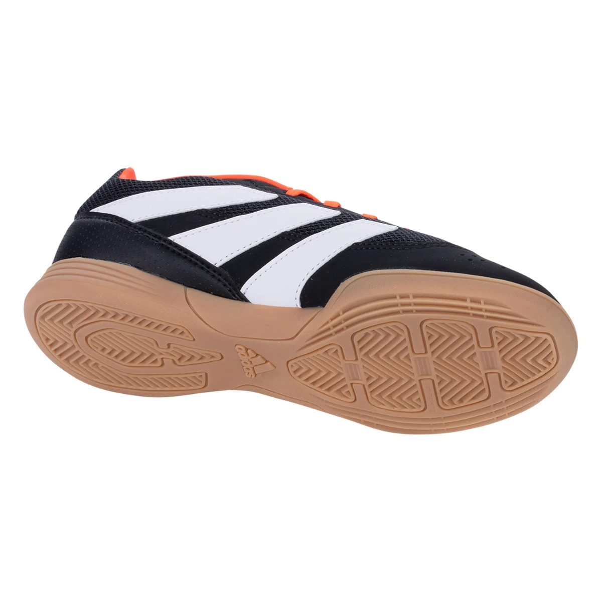 adidas Jr. Predator Club Sala Indoor Soccer Shoes (Core Black/White/Orange)