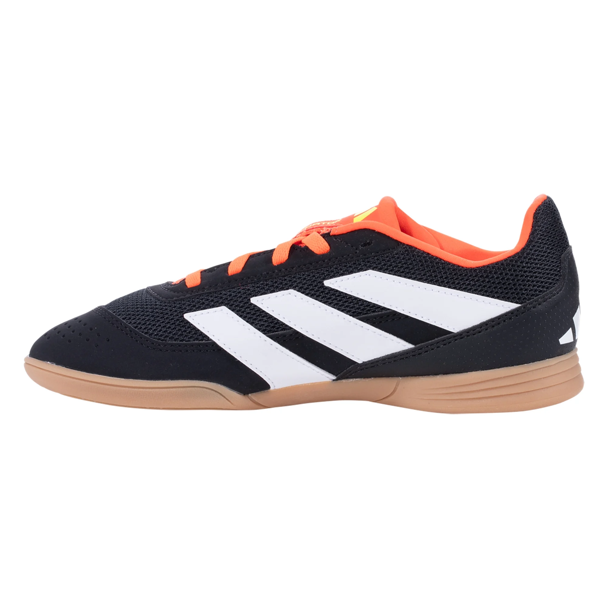 adidas Jr. Predator Club Sala Indoor Soccer Shoes (Core Black/White/Orange)