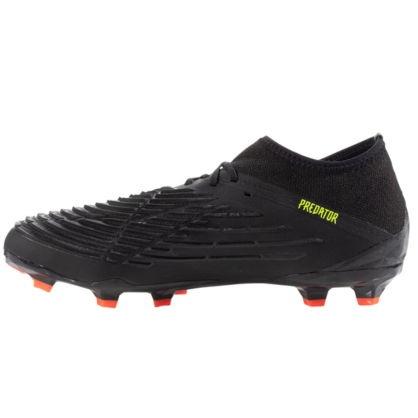 adidas Jr. Predator Edge.1 FG Soccer Cleats (Core Black/Solar Yellow)