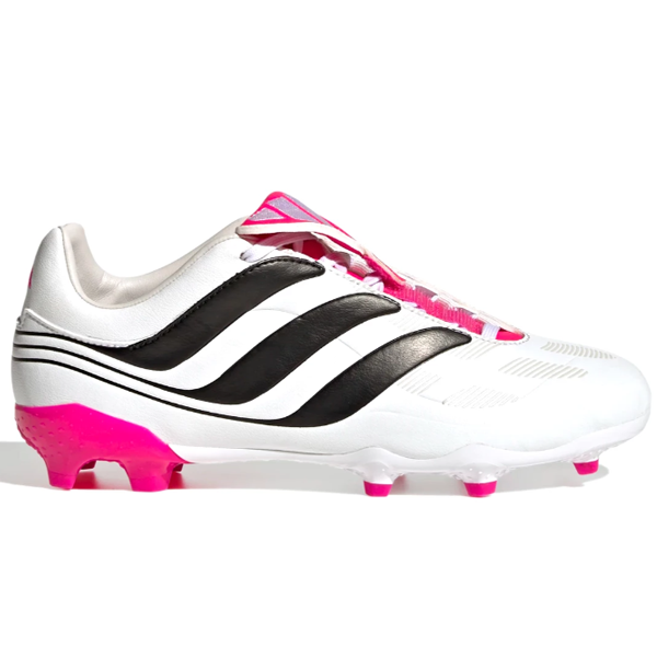 adidas Jr. Predator Precision.3 FG Soccer Cleats (White/Team Shock Pink)