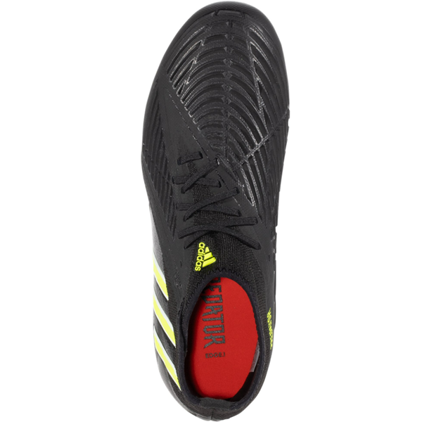 adidas Jr. Predator Edge.1 FG Soccer Cleats (Core Black/Solar Yellow)