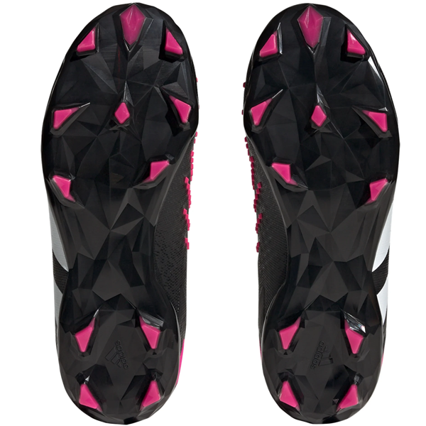 adidas Jr. Predator Accuracy.1 FG Soccer Cleats (Core Black/Team Shock Pink)