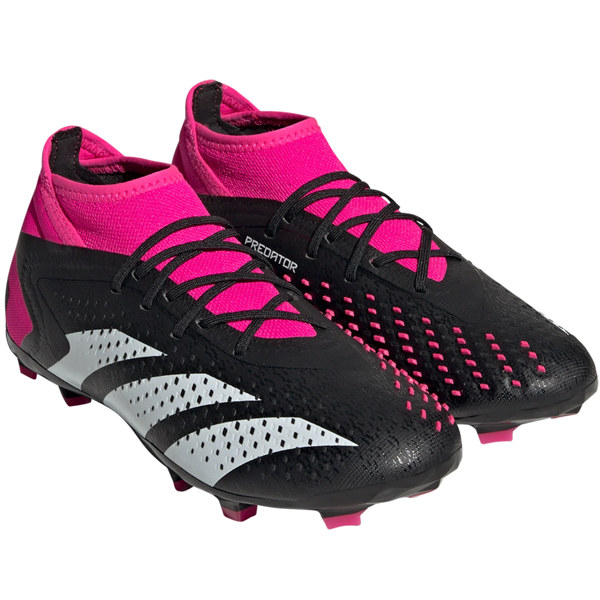 adidas Jr. Predator Accuracy.1 FG Soccer Cleats (Core Black/Team Shock Pink)