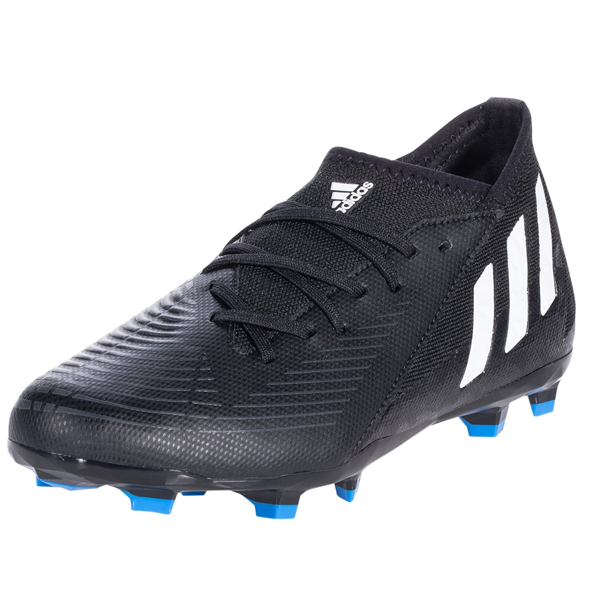 adidas Jr. Predator Edge.3 FG Soccer Cleats (Core Black)