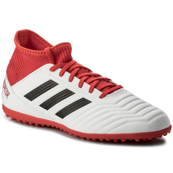 adidas Jr. Predator 18.3 TF (White/Red)