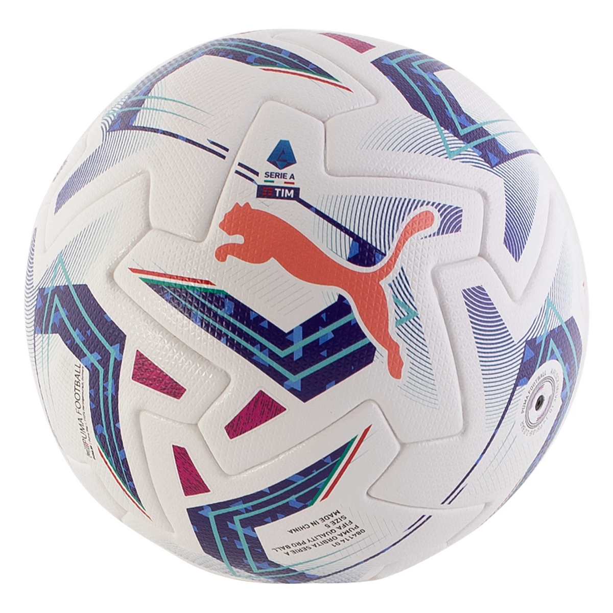 Puma Orbita Serie A FIFA Pro Match Ball 23/24 (Puma White/Blue Glimmer)