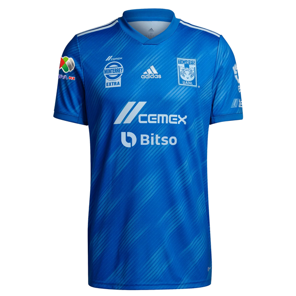 adidas Tigres UANL 22/23 Away Jersey w/ LIGA MX Patch (Blue)