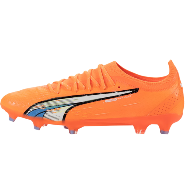 Puma Ultra Ultimate FG/AG Soccer Cleats (Orange/Blue Glimmer)