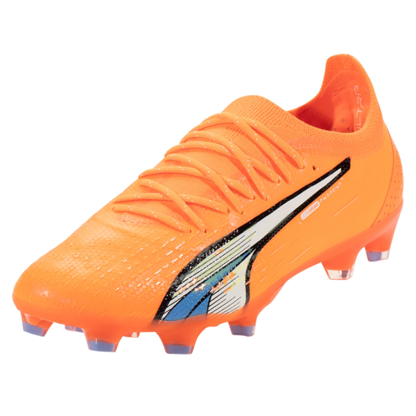 Puma Ultra Ultimate FG/AG Soccer Cleats (Orange/Blue Glimmer)