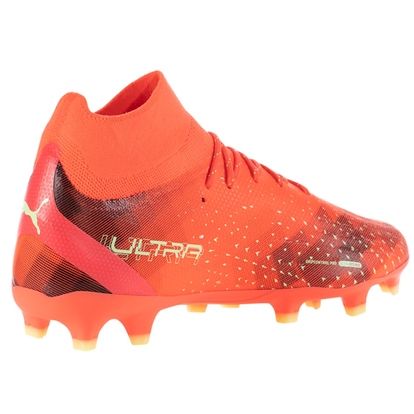 Puma Ultra Pro FG/AG Soccer Cleats (Coral/Fizzy Light)