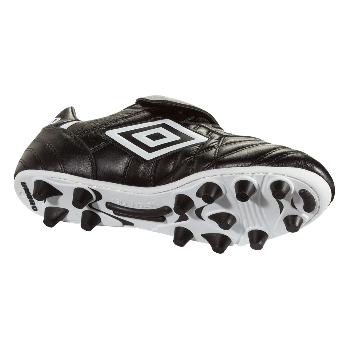 Umbro Speciali Pro 24 Firm Ground Soccer Cleats (Black/White/Royal)