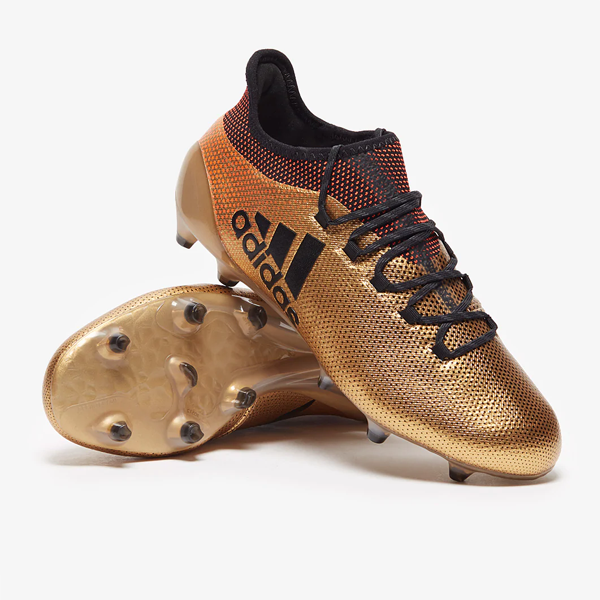 adidas X 17.1 FG Soccer Cleats (Gold)