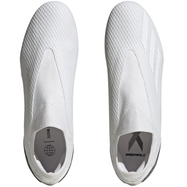 adidas X Speedportal.3 Laceless FG Soccer Cleats (Cloud White)
