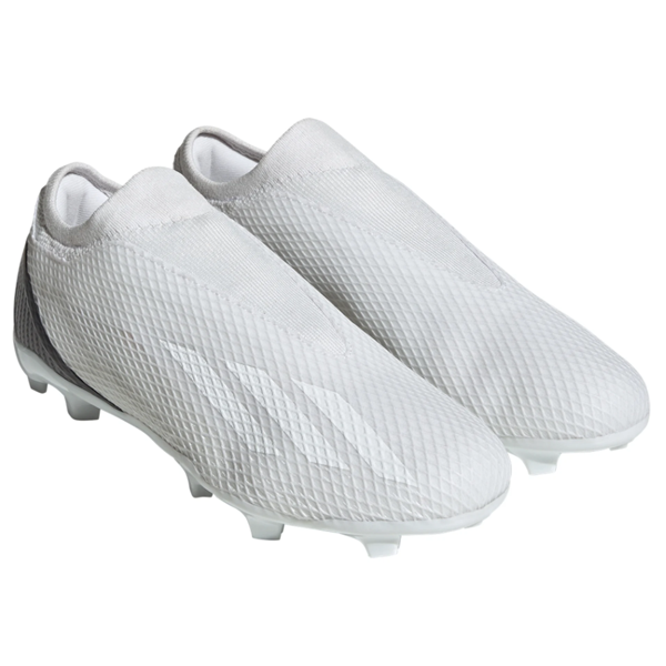 adidas X Speedportal.3 Laceless FG Soccer Cleats (Cloud White)