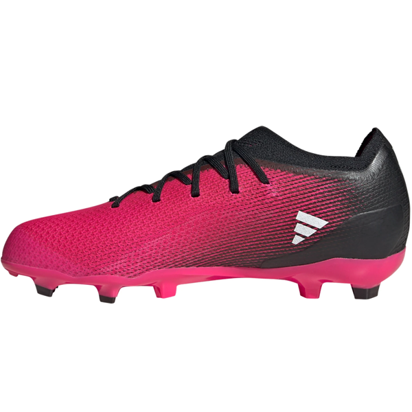 adidas Jr. X Speedportal.1 FG Soccer Cleats (Team Shock Pink/Black)