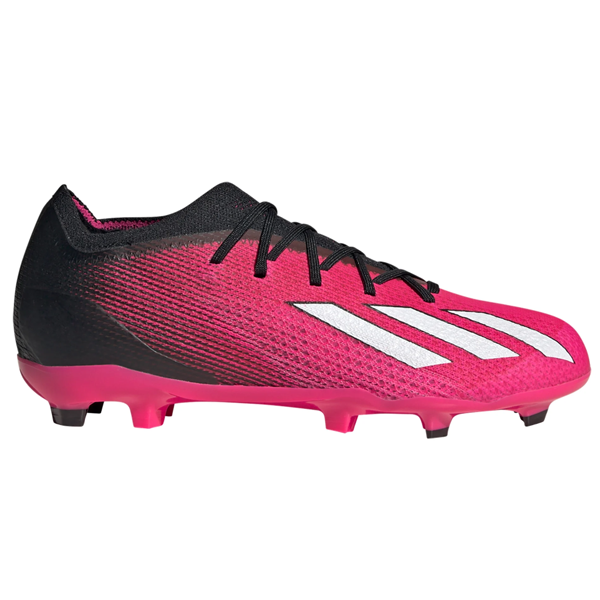 adidas Jr. X Speedportal.1 FG Soccer Cleats (Team Shock Pink/Black)