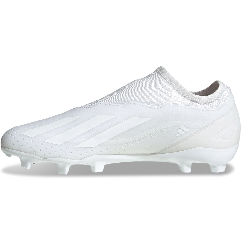 adidas X Crazyfast.3 LL FG Soccer Cleats (Core White/Core White)