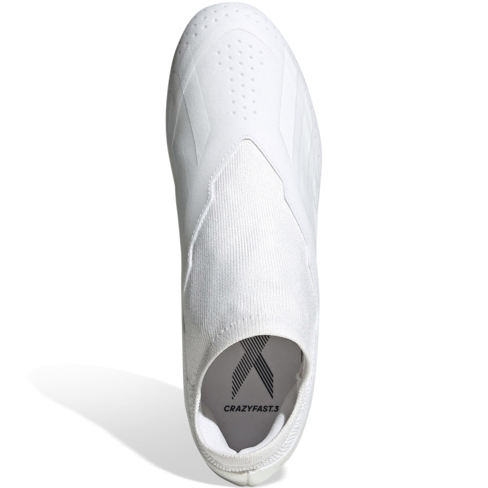 adidas X Crazyfast.3 LL FG Soccer Cleats (Core White/Core White)