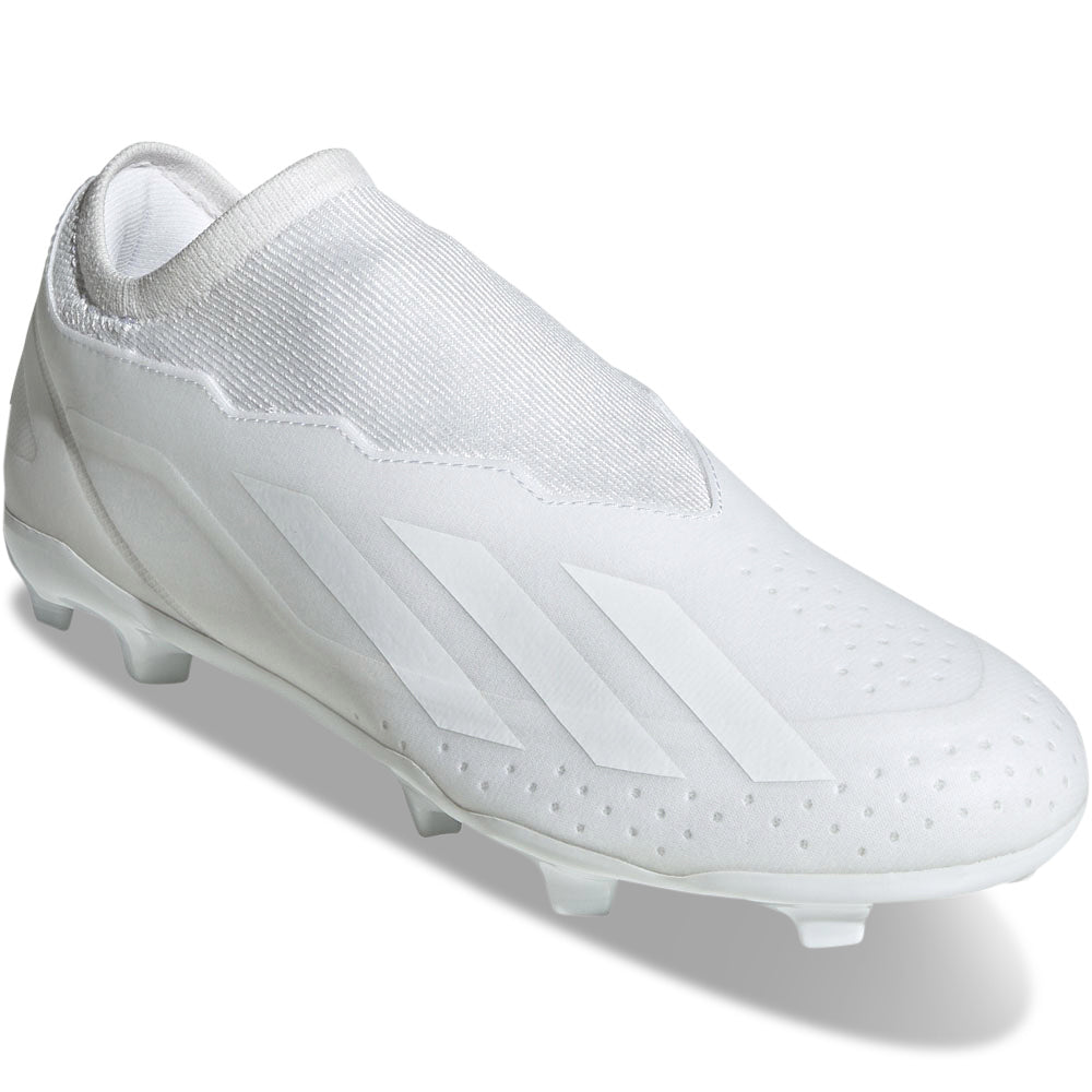 adidas X Crazyfast.3 LL FG Soccer Cleats (Core White/Core White)