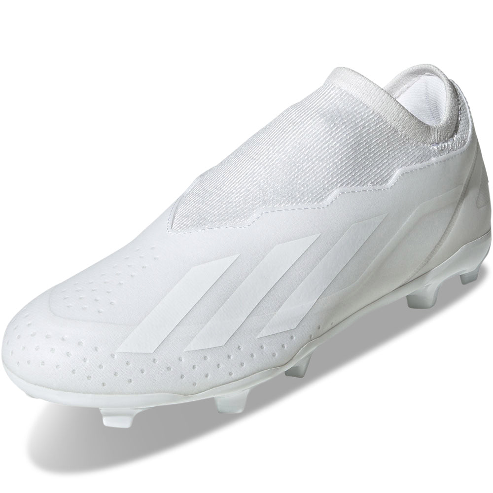 adidas X Crazyfast.3 LL FG Soccer Cleats (Core White/Core White)