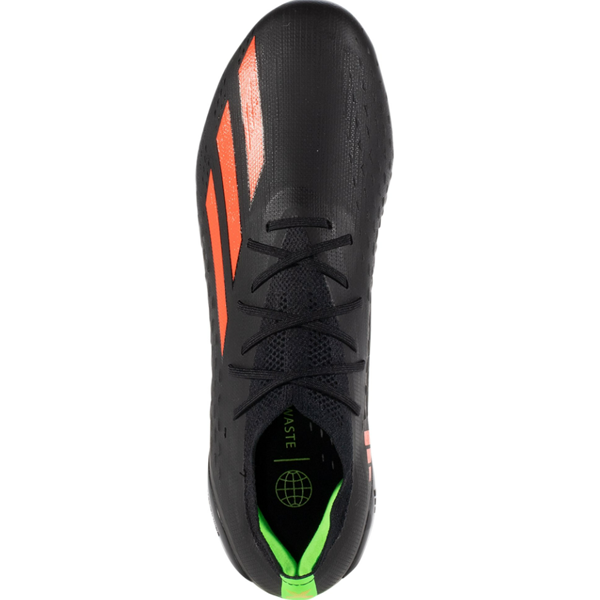 adidas X Speedportal.1 FG Soccer Cleats (Core Black/Solar Green/Solar Red)