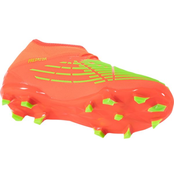 adidas Jr. Predator Edge.1 FG Soccer Cleats (Solar Red/Solar Green)
